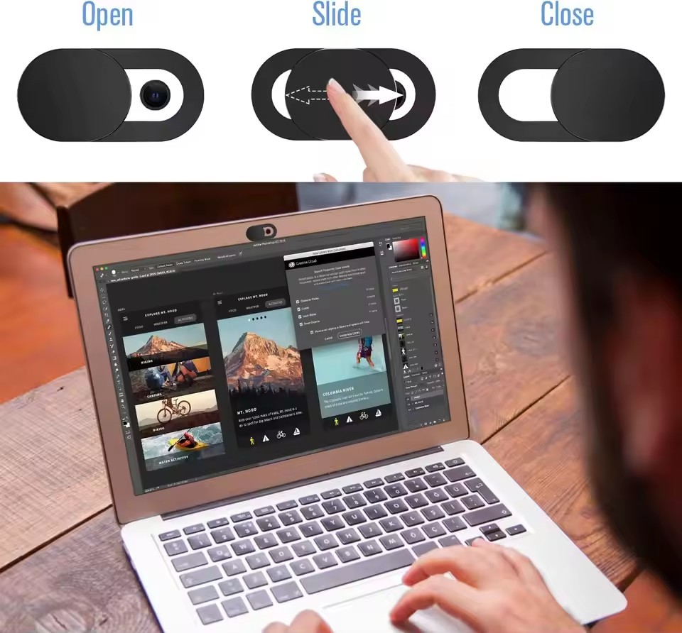 Webcam Cover Laptop Camera Sli - Camera Lens Protector บทวิจารณ์และราคา