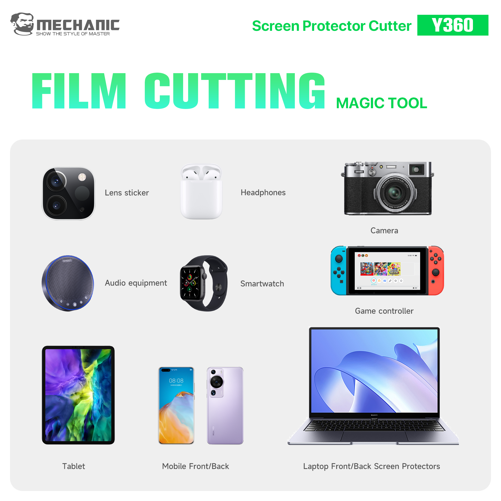 MECHANIC Y360 Intelligent Cutt - Screen Protector Cutter บทวิจารณ์และราคา