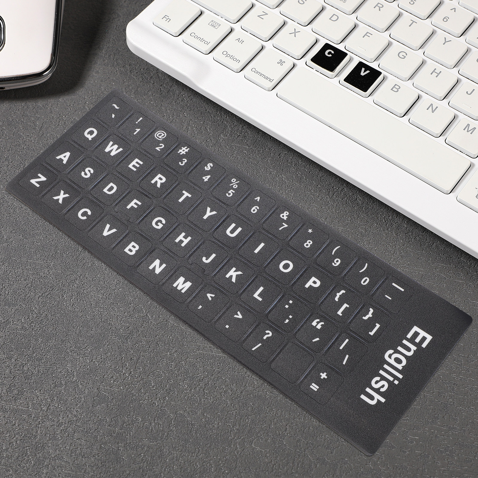 10 Sheets English Keyboard Let - Dust Removal Sticker บทวิจารณ์และราคา