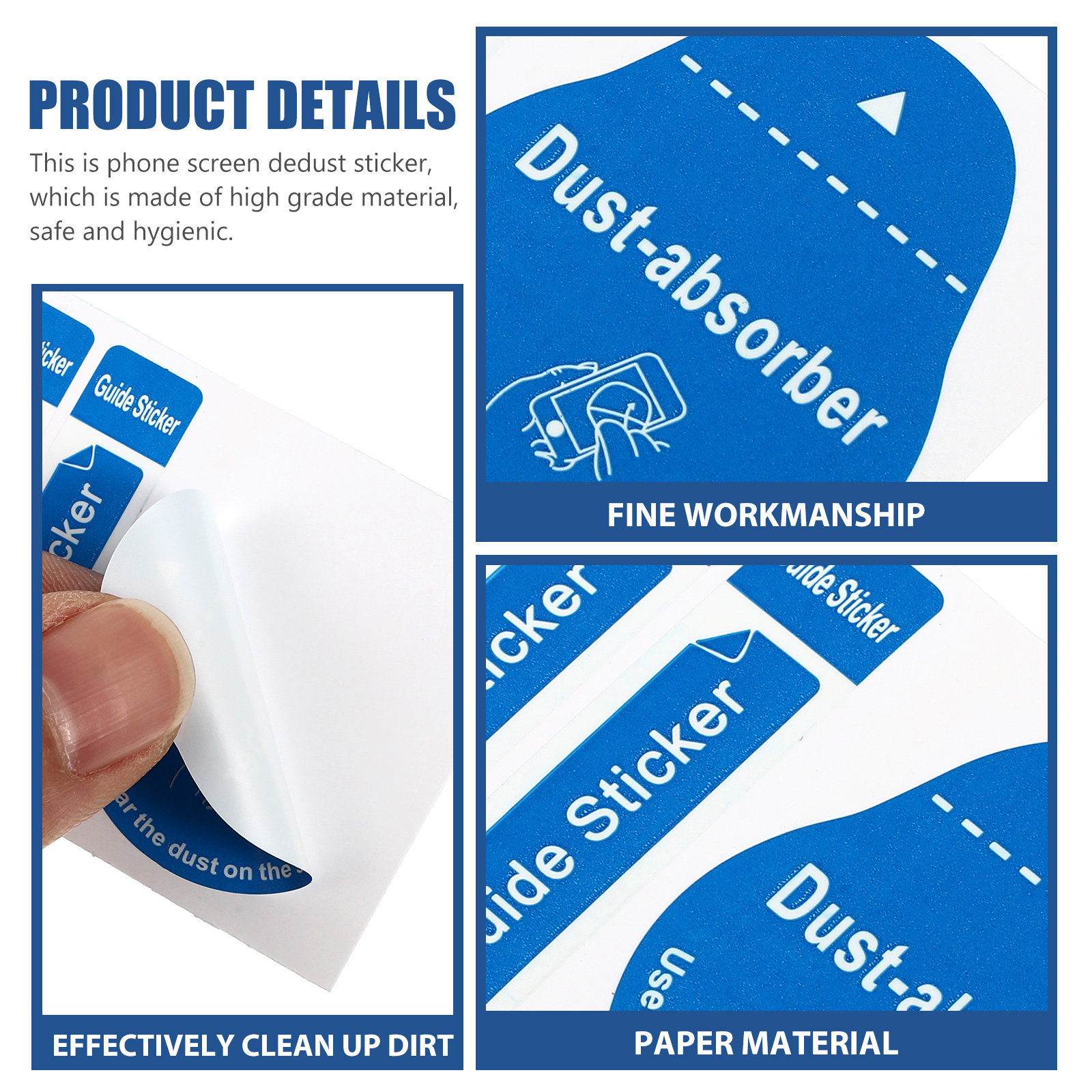 200pcs LCD Screen Dust Removal - Dust Removal Sticker บทวิจารณ์และราคา