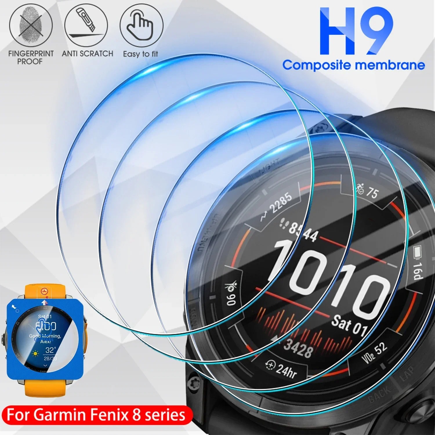 HD Tempered Glass For Garmin F - Screen Alignment Tool บทวิจารณ์และราคา