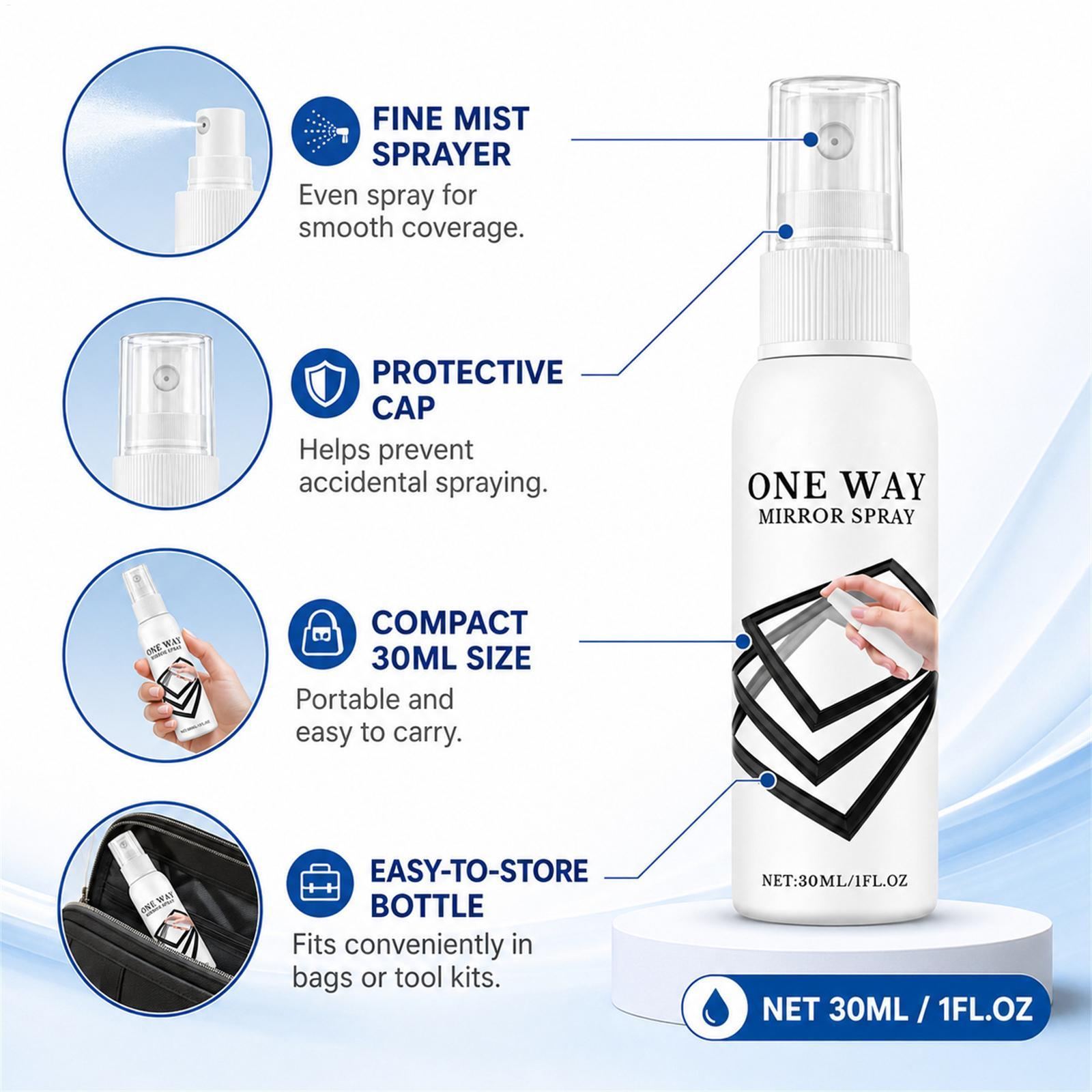 Reflective Window Spray 30ml Q - Privacy Screen Protector บทวิจารณ์และราคา