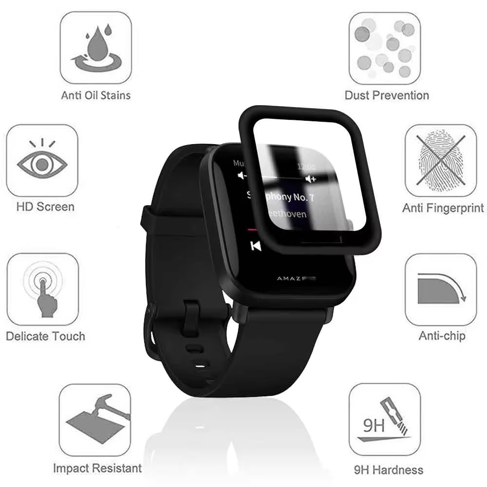 1-6 PCS Screen Protector Film  - Curved Edge Screen บทวิจารณ์และราคา