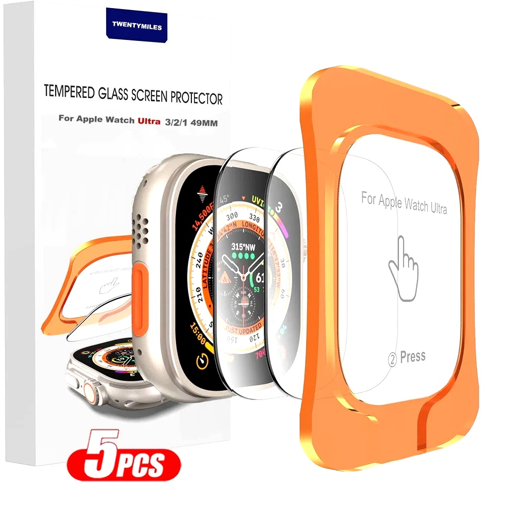 Tempered Glass For Apple Watch - Screen Alignment Tool บทวิจารณ์และราคา