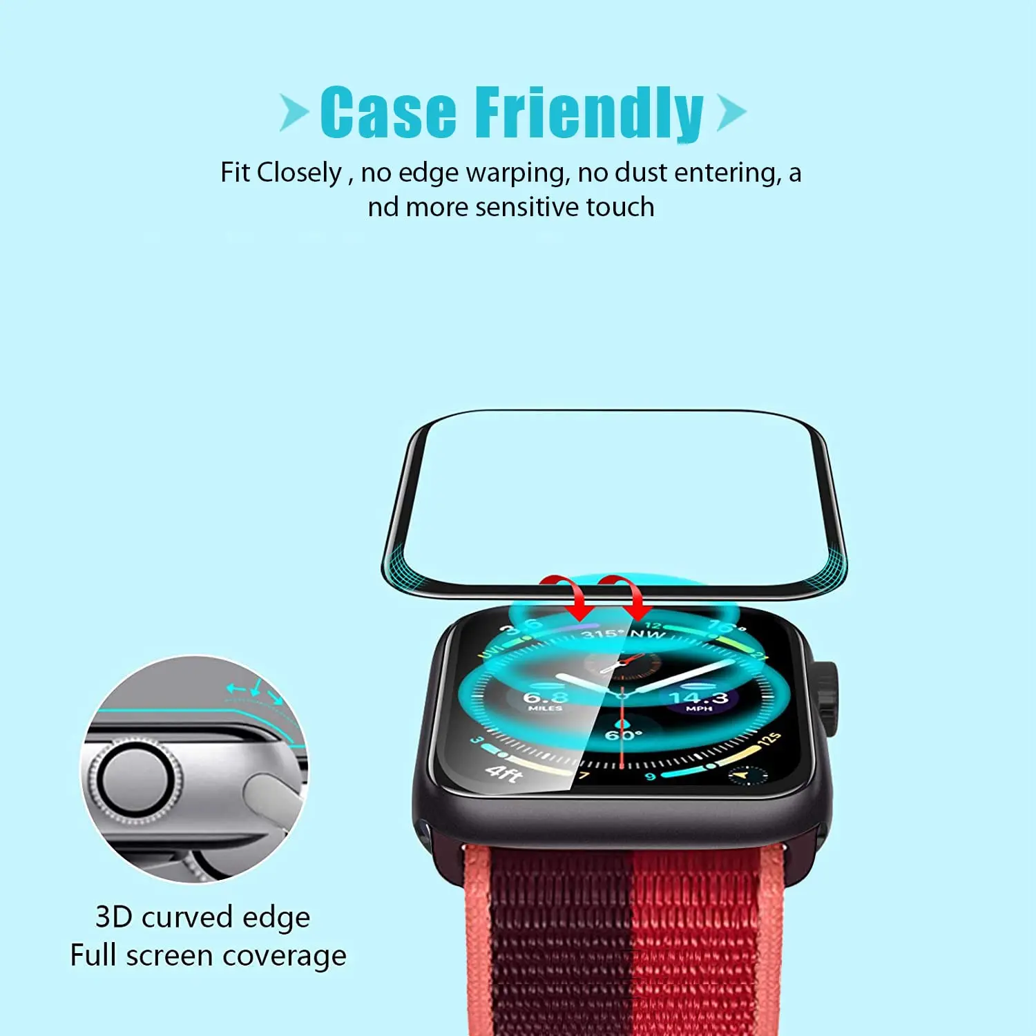 Screen Protector 3D Tempered F - Smartwatch Screen Film บทวิจารณ์และราคา