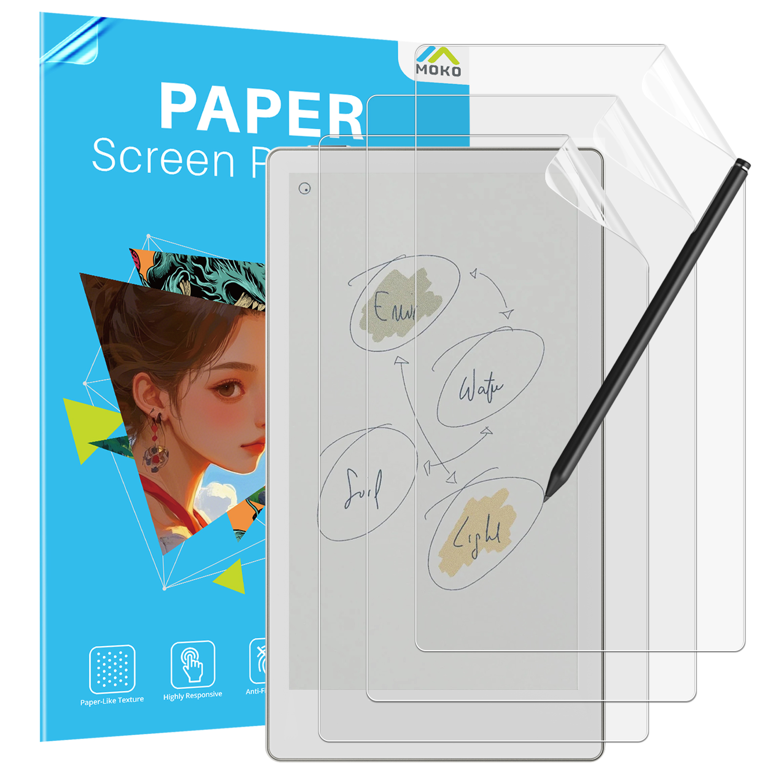3 Pack PaperFeeling Screen Pro - Matte Anti Glare Screen บทวิจารณ์และราคา