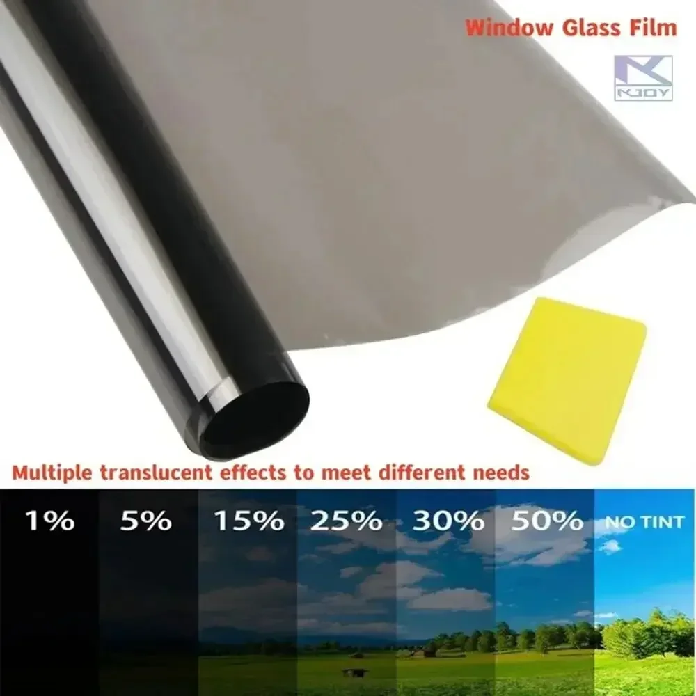 3Mx50CM VLT Black Car Window F - Glass Protector Auto บทวิจารณ์และราคา
