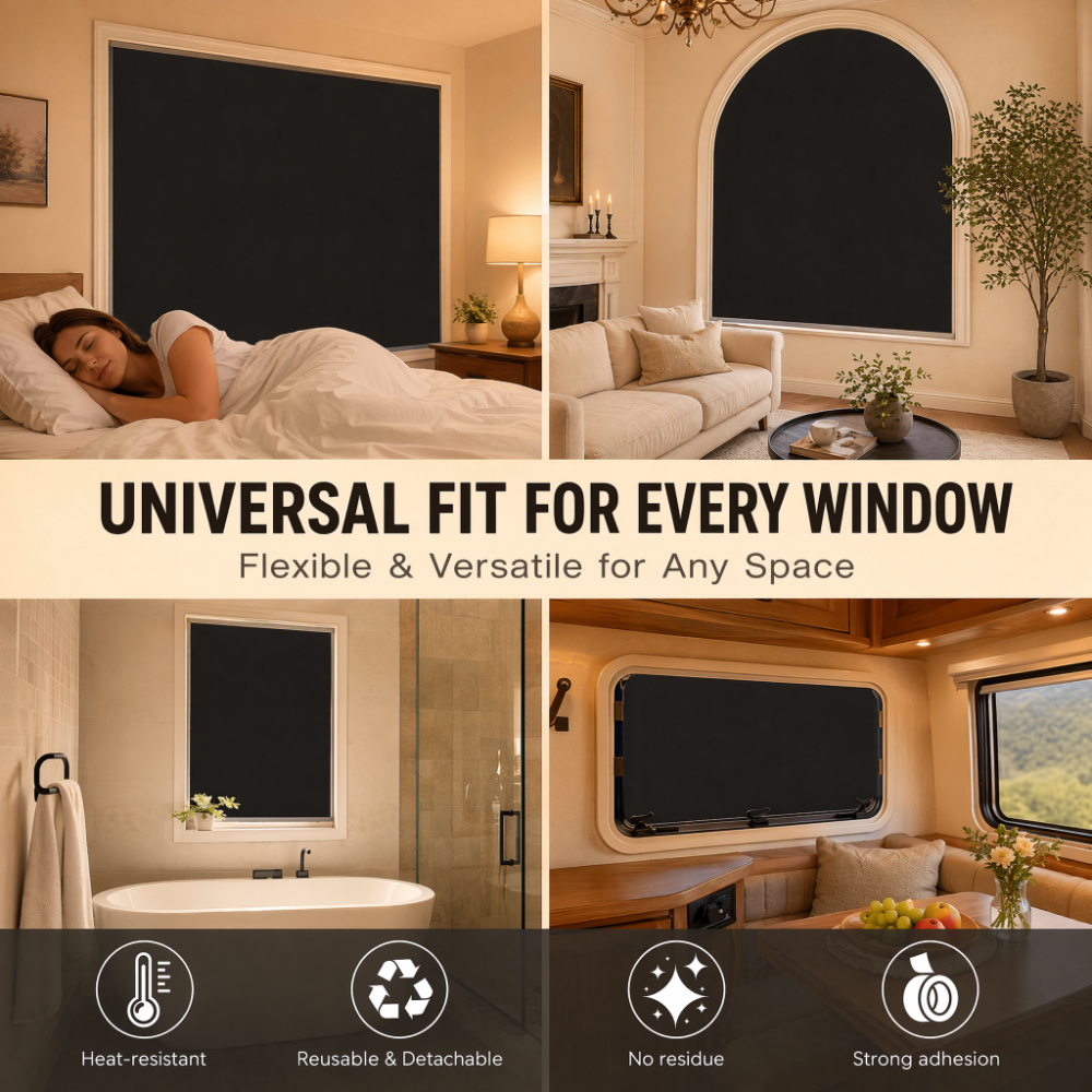 100% Blackout Curtain Darkest  - Privacy Screen Protector บทวิจารณ์และราคา