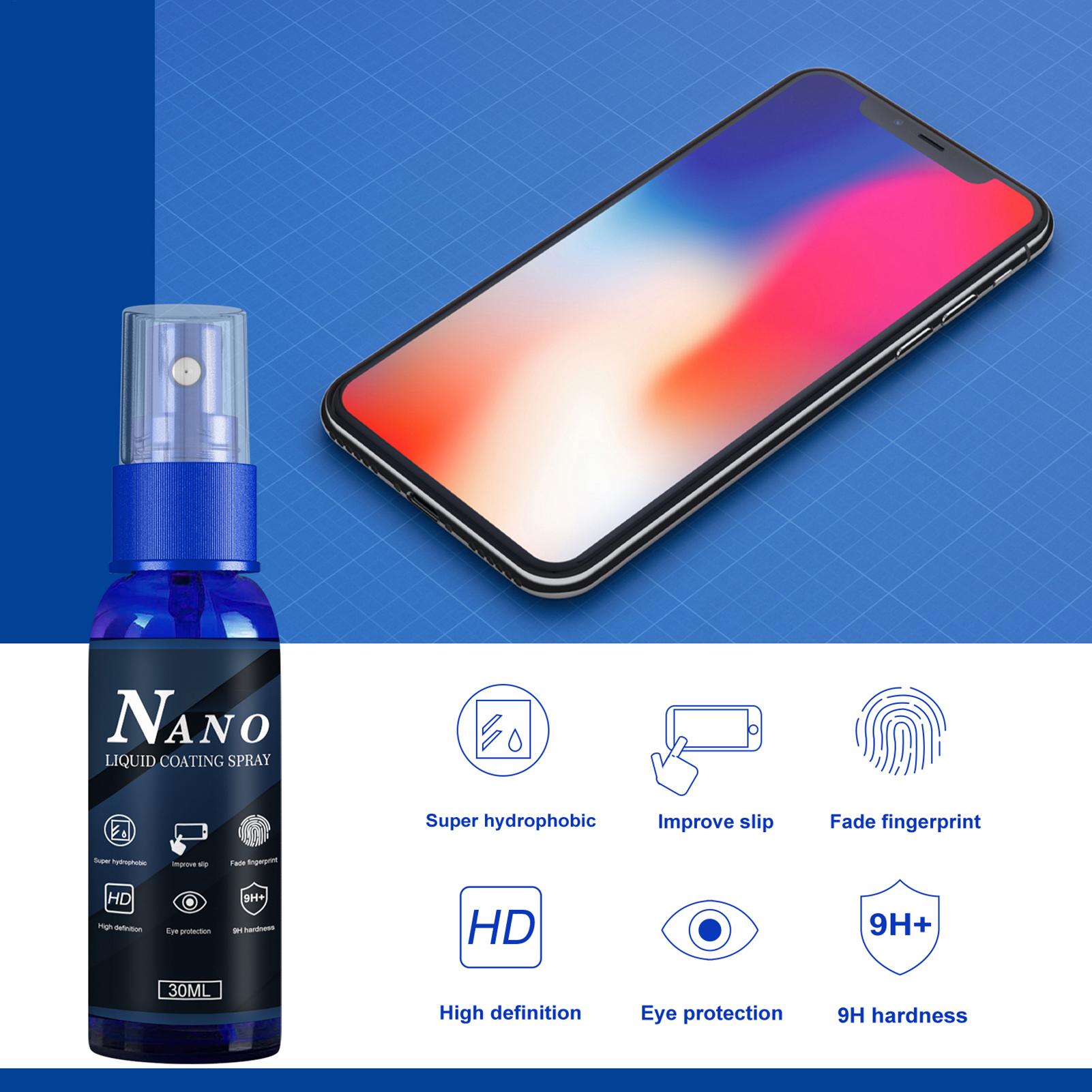 Screen Protector Spray Liquid  - Oleophobic Coating Spray บทวิจารณ์และราคา
