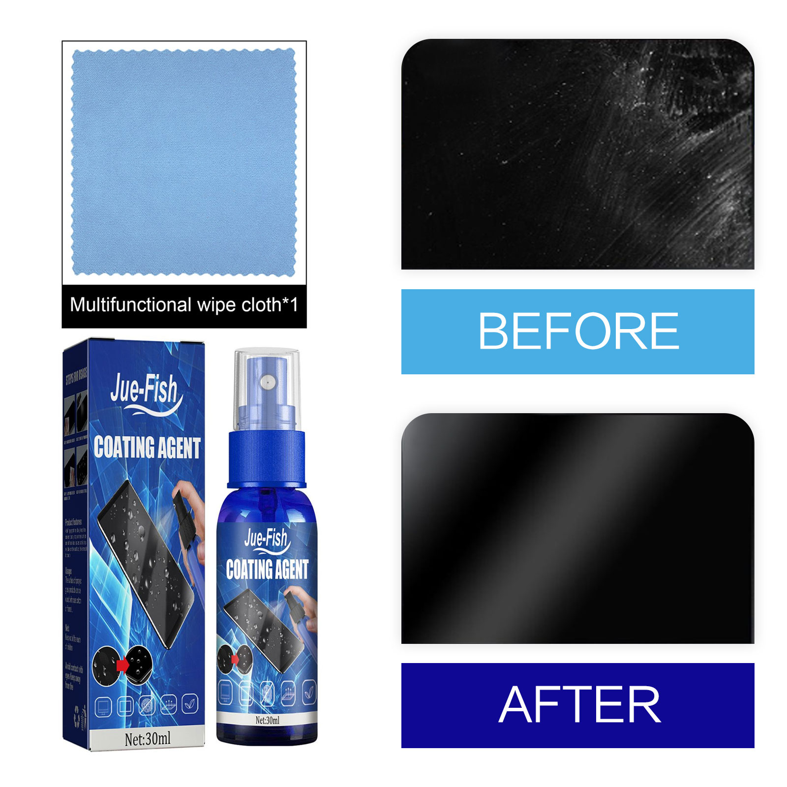 Liquid Screen Protector Spray  - Oleophobic Coating Spray บทวิจารณ์และราคา