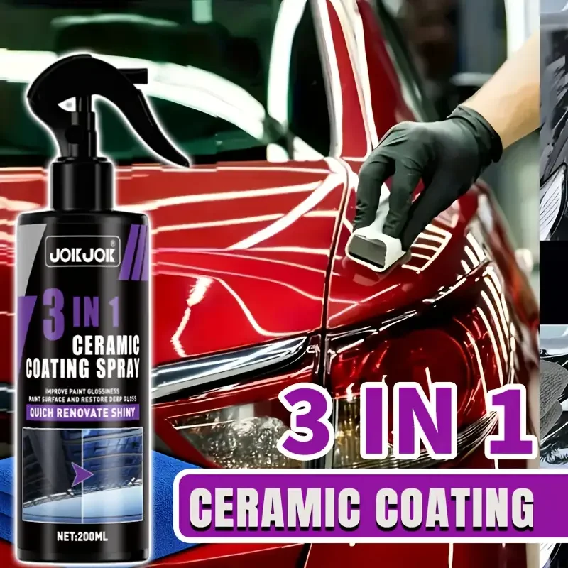 3 in 1 Car Ceramic Liquid Coat - Nano Liquid Coating บทวิจารณ์และราคา