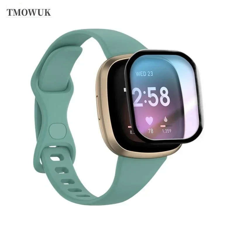 For Fitbit Sense 2 Versa3 2 4  - Flexible Tpu Film บทวิจารณ์และราคา