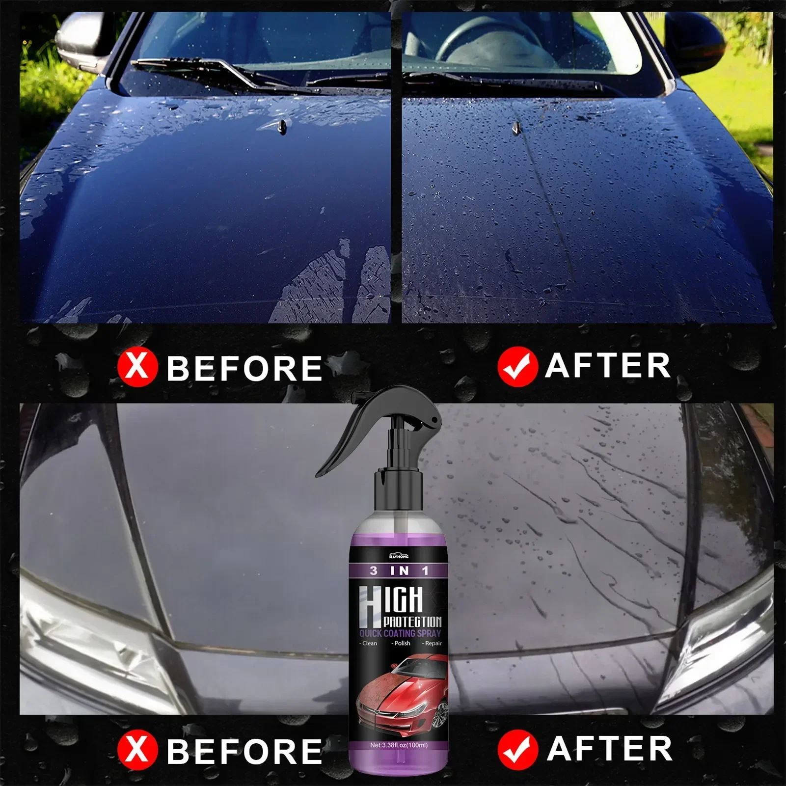 3 In 1 Car Ceramic Nano Coatin - Nano Liquid Coating บทวิจารณ์และราคา