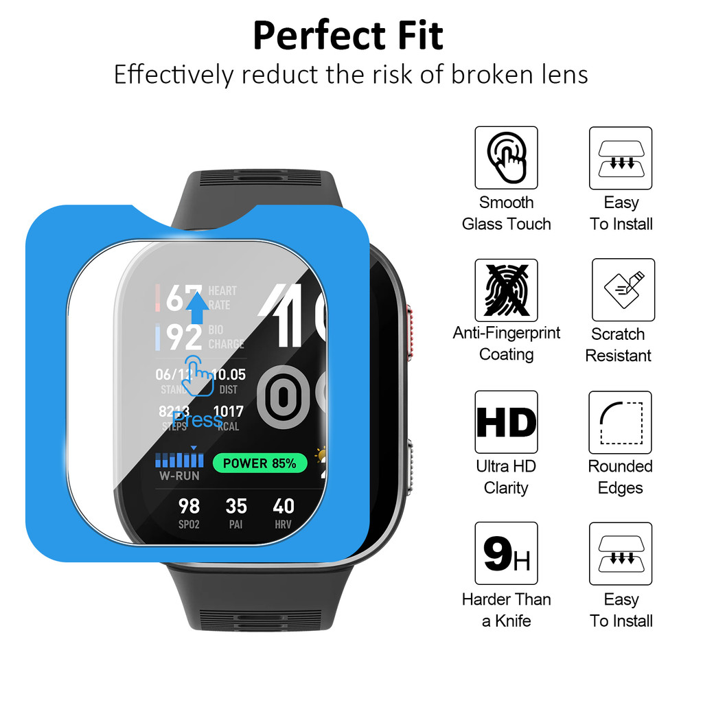 1-5PCS HD Clear Tempered Glass - Glass Protector Auto บทวิจารณ์และราคา