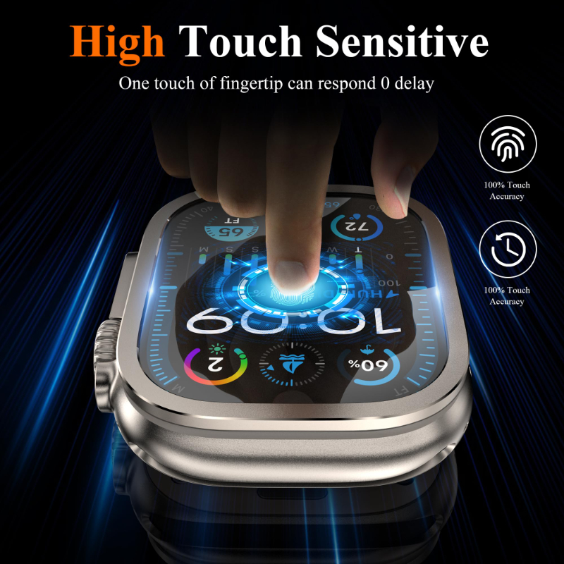 2pcs Tempered Glass for Apple  - Smartwatch Screen Film บทวิจารณ์และราคา