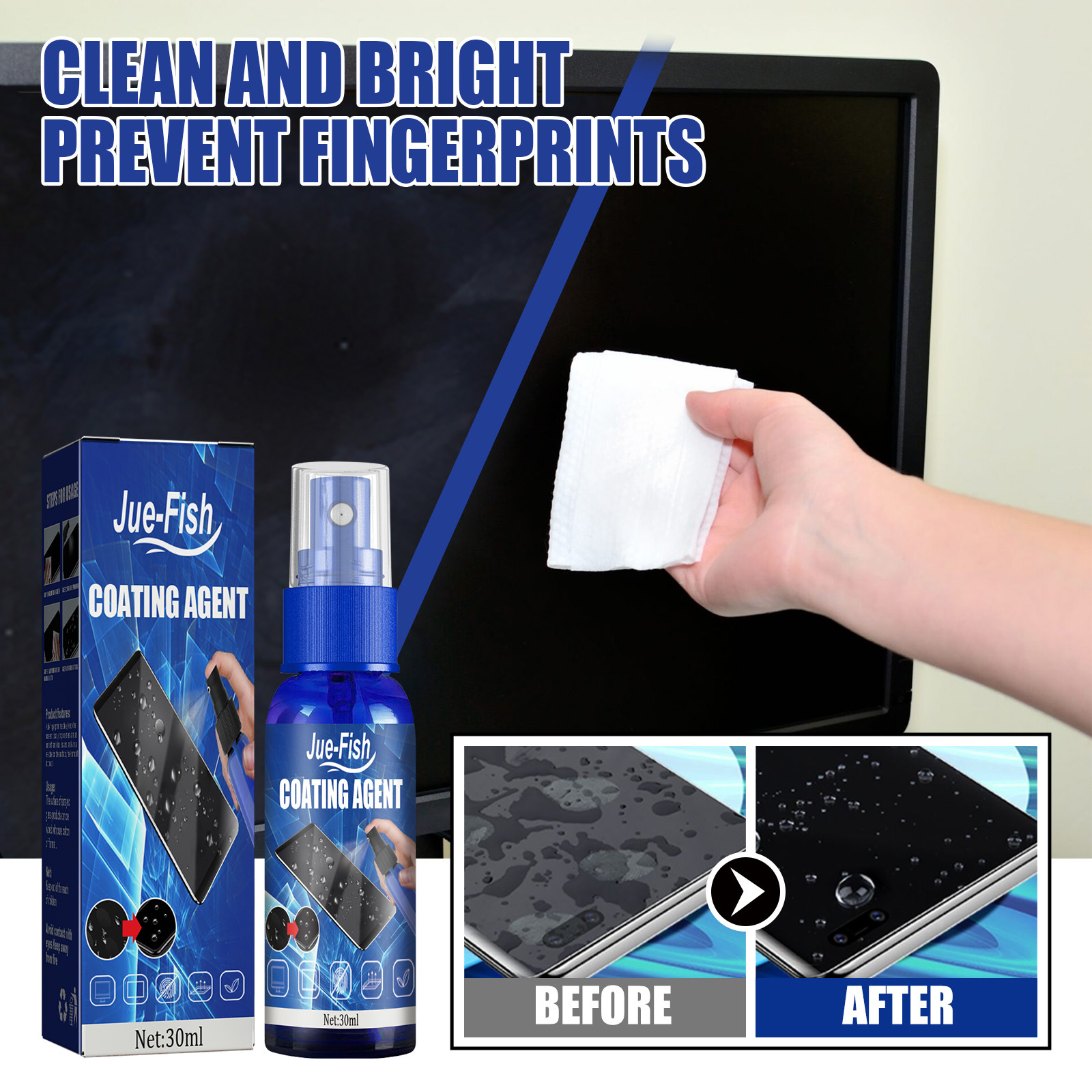 Liquid Screen Protector Spray  - Oleophobic Coating Spray บทวิจารณ์และราคา