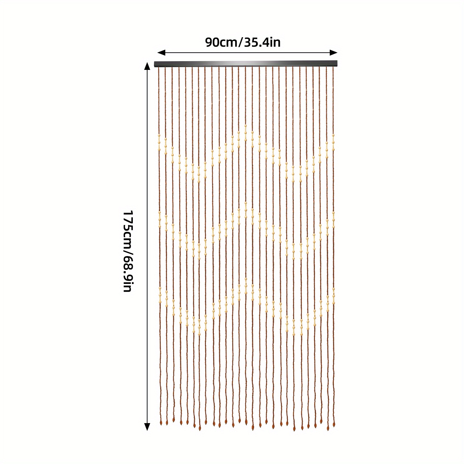 90cm*175cm*27 Vintage Wooden B - Privacy Screen Protector บทวิจารณ์และราคา